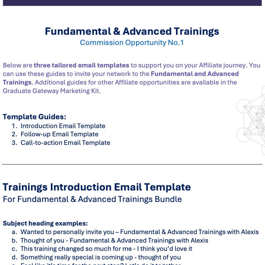 Email Templates: Fundamental & Advanced Trainings